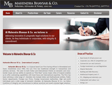 Tablet Screenshot of mahendrabhavsar.com